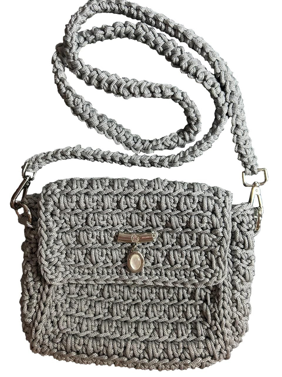 Handgestrickt Mini-Umhängetasche