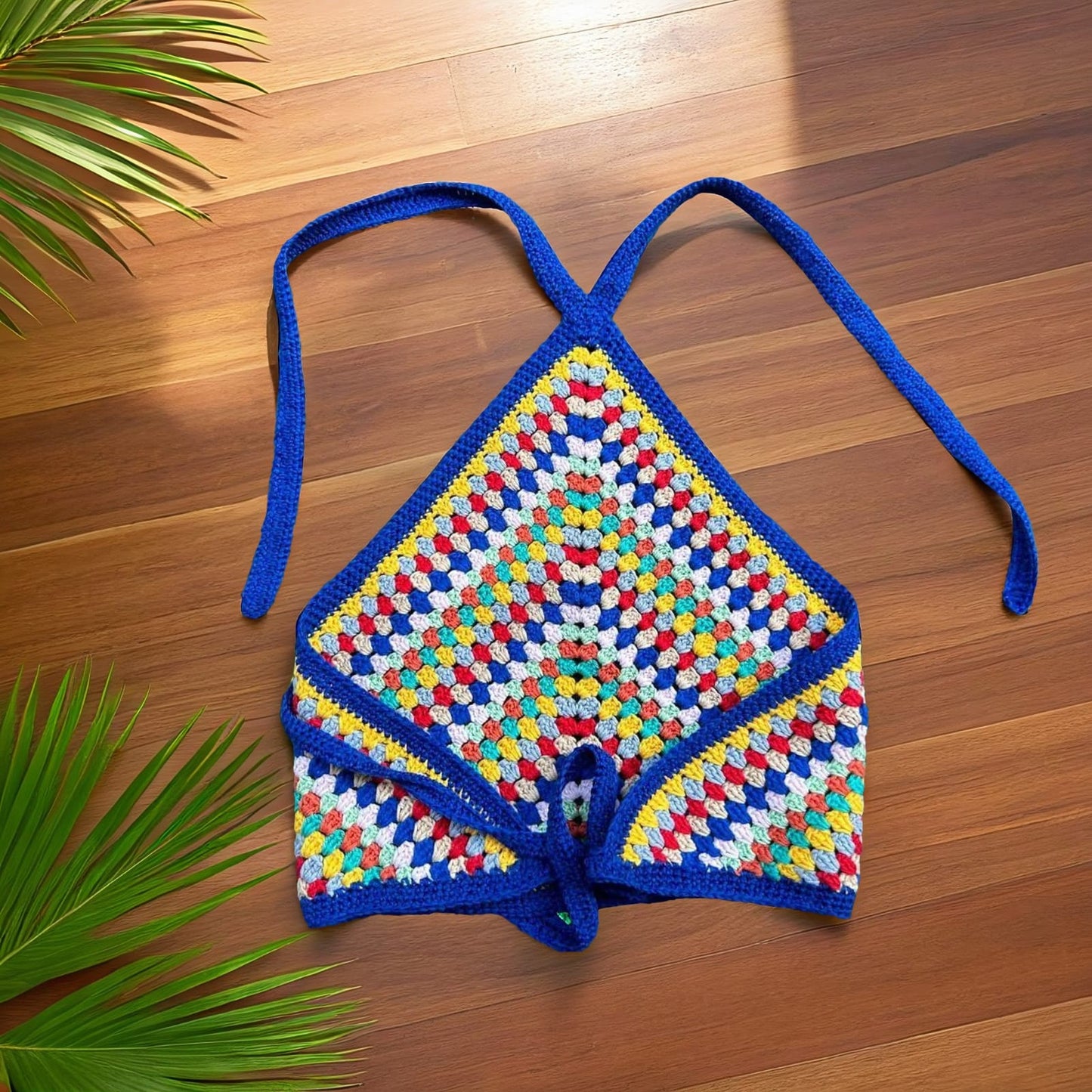 Handgehäkeltes Crop-Top