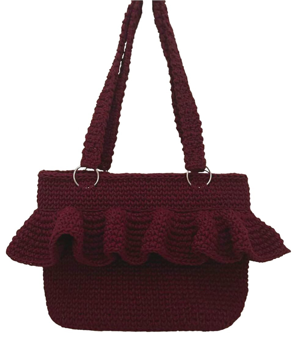 Handgestrickt Damen-Tasche Eleganz