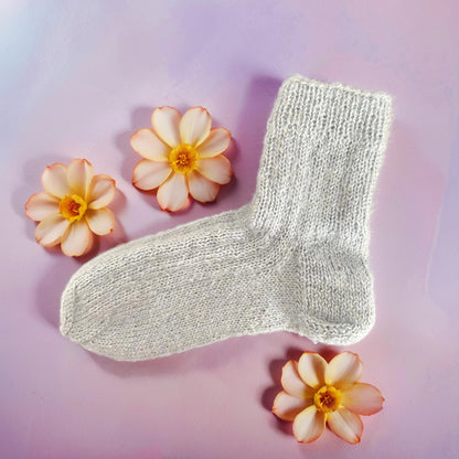 Носки из мохера и акрила