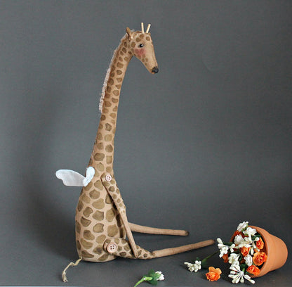 Handgefertigte Dekofigur „Giraffe“