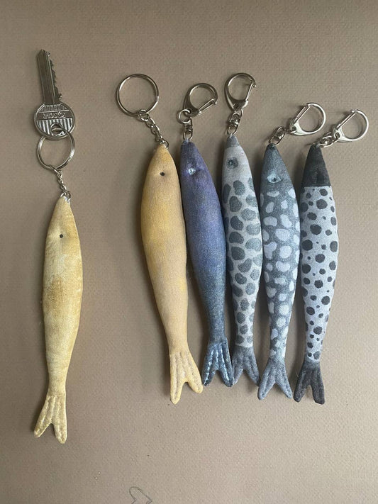 Handgefertigter Schlüsselanhänger „Fisch“