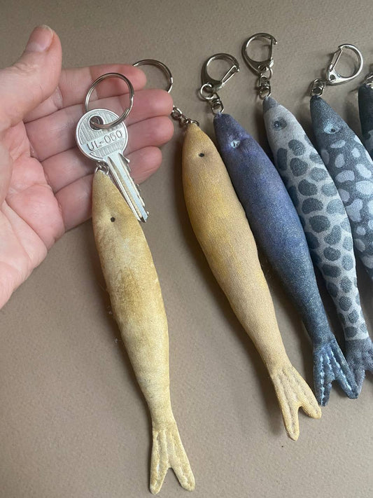 Handgefertigter Schlüsselanhänger „Fisch“