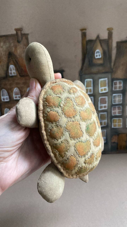 Handgefertigte Dekofigur „Schildkröte“