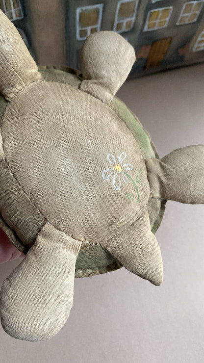 Handgefertigte Dekofigur „Schildkröte“