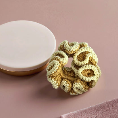 Резинка для волос из хлопка и акрила