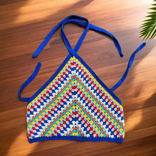 Handgehäkeltes Crop-Top