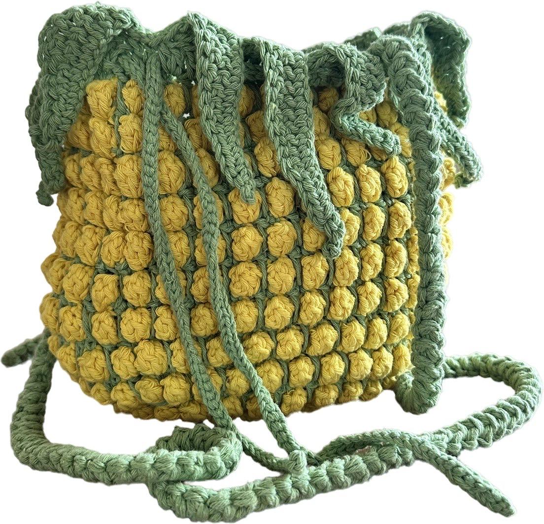 Handgemachte Tasche Ananas