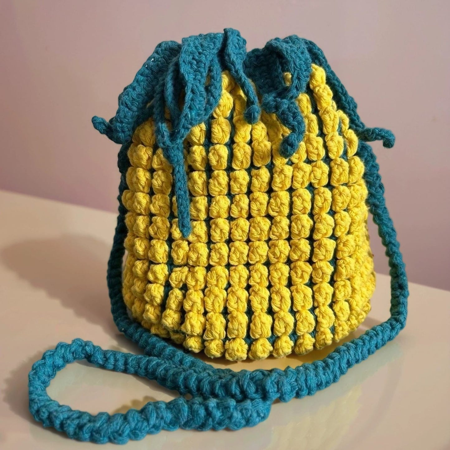 Handgemachte Tasche Ananas