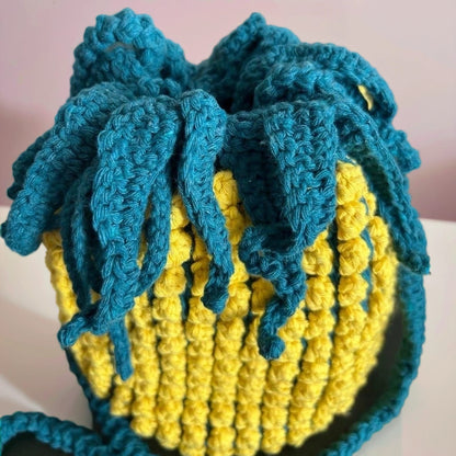 Handgemachte Tasche Ananas