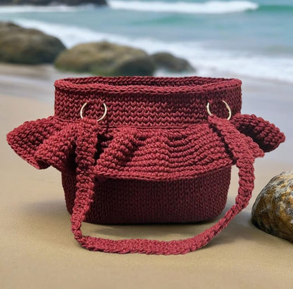 Handgestrickt Damen-Tasche Eleganz