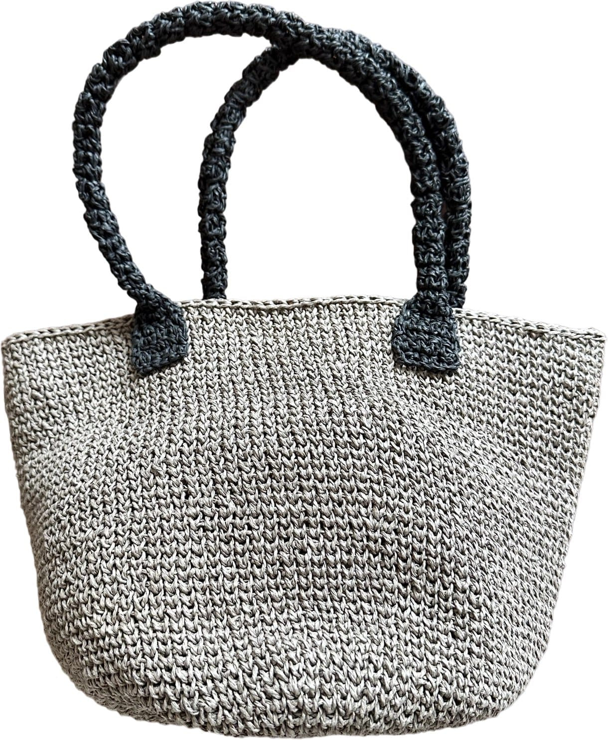 Handgemachte Alltagstasche aus Raffia