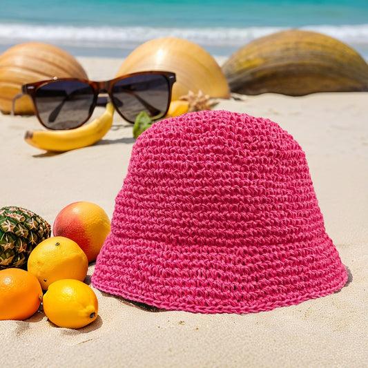 Handgehäkelter Sonnenhut