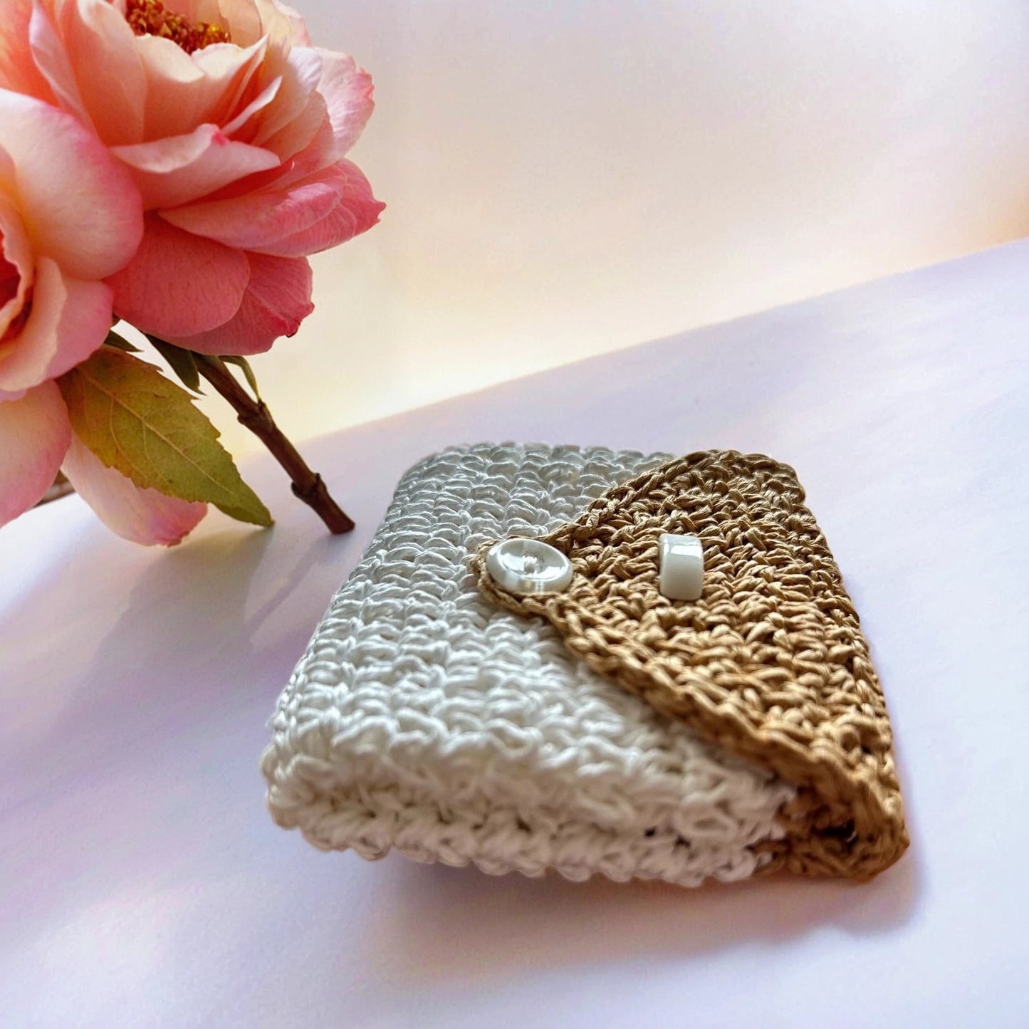 Hand-knitted Wallet tenderness